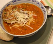 Coconut-Tomato Fish Soup with Coriander