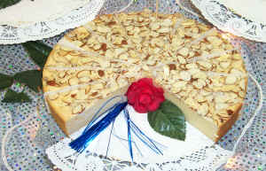 Cheesecake with Toasted Almond