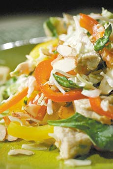 Chinese Chicken Salad with Ginger