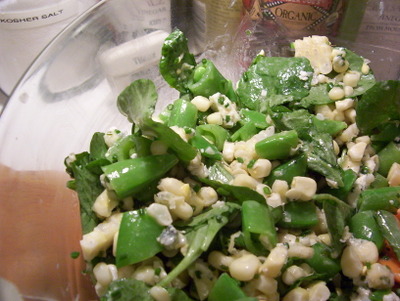 Pea Salad with Cheese