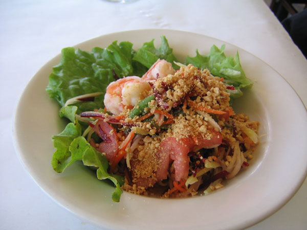 Shrimp and Papaya Salad