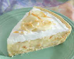 Coconut Almond Cream Pie