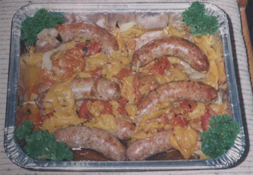 ITALIAN  SAUSAGE  AND  PEPPERS