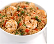 Greek-Style Shrimp with Rice