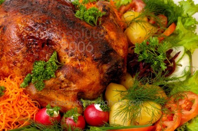 Traditional Roast Turkey with Festive Stuffing