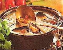 Mediterranean Soup with Parmesan