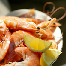 Shrimp and Prosciutto Pizzinis