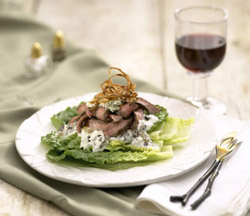 Steak Salad with Blue Cheese