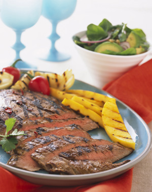 Flank Steak with Red Wine