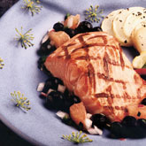barbecued salmon