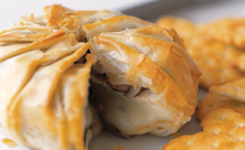 Phyllo-Wrapped Brie