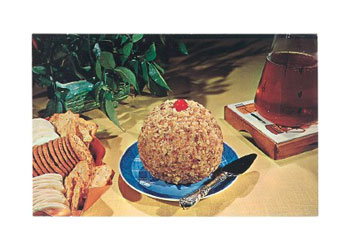 Cheese Ball with Raspberry Preserves