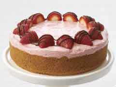 Strawberry Tunnel Cream Cake