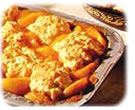 Peach Cobbler with Biscuit Topping