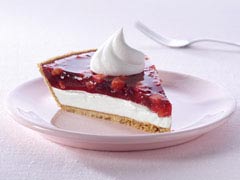 Frozen Cranberry Cream Pie