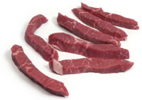 Tangy Beef Strips