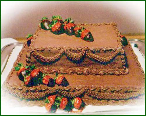 CHOCOLATE  SHEET  CAKE II